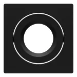 Oprawa SPOT COMBO IP65/5X RING ADJUST IP65/5X RING ADJ SQUARE BK