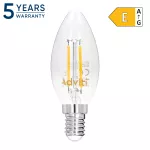 Żarówka LED FILAMENT C E14 C35 2 W 250 lm 3000 K