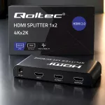 Qoltec Aktywny rozdzielacz Splitter 2 x HDMI 4K x 2K | 6Gb/s | 60Hz |  High stability