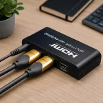 Qoltec Aktywny rozdzielacz Splitter 2 x HDMI 4K x 2K | 6Gb/s | 60Hz |  High stability