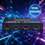 Qoltec Aktywny rozdzielacz Splitter 2 x HDMI 4K x 2K | 3.4Gb/s | High stability