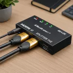 Qoltec Aktywny rozdzielacz Splitter 2 x HDMI 4K x 2K | 3.4Gb/s | High stability