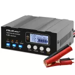 Qoltec Inteligentna mikroprocesorowa ładowarka 12A | 12V | 24V | Prostownik z LCD i funkcją naprawy do AGM GEL LiFePO4