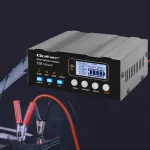 Qoltec Inteligentna mikroprocesorowa ładowarka 12A | 12V | 24V | Prostownik z LCD i funkcją naprawy do AGM GEL LiFePO4