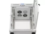 SZAFA INSTALACYJNA RACK STOJĄCA 19" 15U 600X600 SZARA DRZWI PERFOROWANE LCD LANBERG (FLAT PACK)