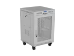 SZAFA INSTALACYJNA RACK STOJĄCA 19" 15U 600X600 SZARA DRZWI PERFOROWANE LCD LANBERG (FLAT PACK)
