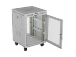 SZAFA INSTALACYJNA RACK STOJĄCA 19" 15U 600X800 SZARA DRZWI PERFOROWANE LCD LANBERG (FLAT PACK)