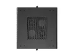 SZAFA INSTALACYJNA RACK STOJĄCA 19" 18U 600X600 CZARNA DRZWI PRZESZKLONE LANBERG (FLAT PACK)