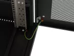 SZAFA INSTALACYJNA RACK STOJĄCA 19" 18U 600X800 CZARNA DRZWI PERFOROWANE LANBERG (FLAT PACK) 