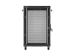 SZAFA INSTALACYJNA RACK STOJĄCA 19" 18U 600X800 CZARNA DRZWI PERFOROWANE LANBERG (FLAT PACK) 