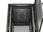 SZAFA INSTALACYJNA RACK STOJĄCA 19" 18U 600X800 CZARNA DRZWI PERFOROWANE LANBERG (FLAT PACK) 