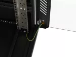 SZAFA INSTALACYJNA RACK STOJĄCA 19" 18U 600X800 CZARNA DRZWI PRZESZKLONE LANBERG (FLAT PACK)