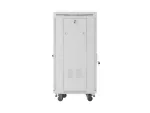 SZAFA INSTALACYJNA RACK STOJĄCA 19" 22U 600X600 SZARA DRZWI PRZESZKLONE LCD LANBERG (FLAT PACK)