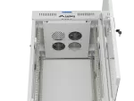SZAFA INSTALACYJNA RACK STOJĄCA 19" 22U 600X600 SZARA DRZWI PRZESZKLONE LCD LANBERG (FLAT PACK)