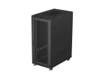 SZAFA INSTALACYJNA RACK STOJĄCA 19" 27U 600X1000 CZARNA DRZWI PERFOROWANE LANBERG (FLAT PACK)