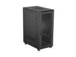 SZAFA INSTALACYJNA RACK STOJĄCA 19" 27U 600X1000 CZARNA DRZWI PERFOROWANE LANBERG (FLAT PACK)