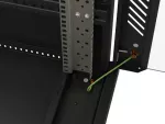 SZAFA INSTALACYJNA RACK STOJĄCA 19" 27U 600X1000 CZARNA DRZWI PRZESZKLONE LANBERG (FLAT PACK)