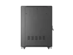 SZAFA INSTALACYJNA RACK STOJĄCA 19" 27U 600X1000 CZARNA DRZWI PRZESZKLONE LANBERG (FLAT PACK)