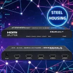 Qoltec Aktywny rozdzielacz Splitter 4 x HDMI 4K x 2K | 3.4Gb/s | High stability