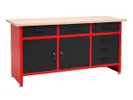AWTOOLS STÓŁ WARSZTATOWY 6 SZUFLAD 160x60x85cm