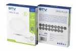 OPRAWA DOWNLIGHT ORIS, LED, 12W, 1000lm, CCT, AC180-250V, WPUSZCZANA, BIAŁY