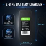 Qoltec Szybka Ładowarka do roweru skutera elektrycznego 36V | 42V | 4A |wtyczka Bosch + kabel zasilający