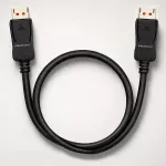 Qoltec Kabel DisplayPort v2.1| DisplayPort v2.1 | 8K | 40Gb/s | 0.5m