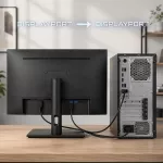 Qoltec Kabel DisplayPort v2.1 męski | DisplayPort v2.1 męski | 8K | 40G | 2m