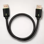 Qoltec Kabel DisplayPort v2.1 męski | DisplayPort v2.1 męski | 8K | 80G | 0.5m
