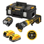 DEWALT SZLIFIERKA KĄTOWA   76mm 18V DCG430E2T 2x1,7Ah BL TSTAK