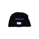 ROOKS CZAPKA Z LAMPKĄ USB 80lm CZARNA...