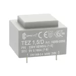 TEZ 1,5/D 230/ 9V Jednofazowy transformator do obwodów drukowanych zalewany