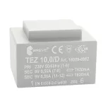 TEZ 10,0/D 230/ 9- 9V Jednofazowy transformator do obwodów drukowanych zalewany