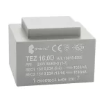 TEZ 16,0/D 230/15-15V Jednofazowy transformator do obwodów drukowanych zalewany