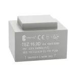 TEZ 16,0/D 230/18V Jednofazowy transformator do obwodów drukowanych zalewany