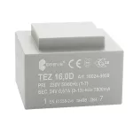TEZ 16,0/D 230/24V Jednofazowy transformator do obwodów drukowanych zalewany