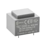 TEZ 2,0/D 230/ 9V Jednofazowy transformator do obwodów drukowanych zalewany