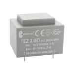 TEZ 2,0/D 230/24V Jednofazowy transformator do obwodów drukowanych zalewany