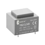 TEZ 2,3/D 230/12V ta40 TEZ Jednofazowy transformator do obwodów drukowanych zalewany