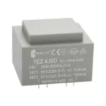 TEZ 4,0/D 230/ 9- 9V Jednofazowy transformator do obwodów drukowanych zalewany