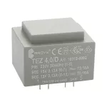 TEZ 4,0/D 230/15-15V Jednofazowy transformator do obwodów drukowanych zalewany