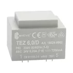 TEZ 6,0/D 230/24V TEZ Jednofazowy transformator do obwodów drukowanych zalewany