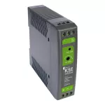 KSE 02024P 230/ 24VDC 1A Zasilacz impulsowy stabilizowany IP20 na szynę DIN TH-35 z zabezpieczeniem mozliwością regulacji napięcia