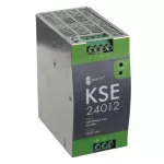 KSE 24012M 230/ 12VDC 14A Zasilacz impulsowy stabilizowany IP20 na szynę DIN TH-35 z zabezpieczeniem mozliwością regulacji napięcia