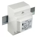 PSLF 30 230/ 24VDC Zasilacz transformatorowy prądu stałego IP 30na szynę DIN TH-35 w obudowie modułowej z zabezpieczeniem z filtrem wygładzającym