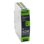 KDR 07512 230/ 12VDC 6,3A Zasilacz impulsowy stabilizowany IP20 na szynę DIN TH-35 z zabezpieczeniem mozliwością regulacji napięcia