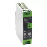 KDR 07524 230/ 24VDC 3,2A Zasilacz impulsowy stabilizowany IP20 na szynę DIN TH-35 z zabezpieczeniem mozliwością regulacji napięcia