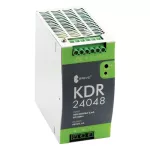KDR 24048 230/ 48VDC 5A Zasilacz impulsowy stabilizowany IP20 na szynę DIN TH-35 z zabezpieczeniem mozliwością regulacji napięcia