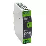 KWR 06024 230-400/ 24VDC 2,5A Zasilacz impulsowy stabilizowany IP20 na szynę DIN TH-35 z zabezpieczeniem mozliwością regulacji napięcia