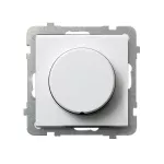 Ściemniacz uniwersalny do obciążenia żarowego, halogenowego oraz LED; SONATA; BIAŁY; ŁP-8RL2/m/00